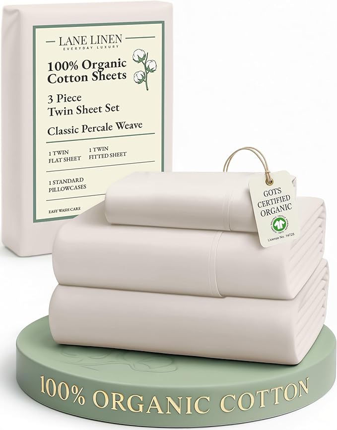 Linen Bed Sheet Set - Twin - 3 Piece