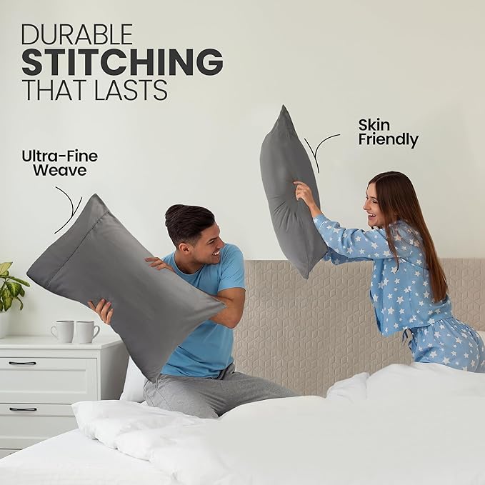Microfiber Pillowcase - Queen - 20 x 26 in - 2 Pack