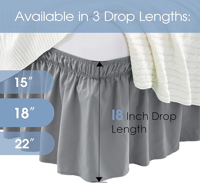 Bed Skirt - Queen - 18 in Drop
