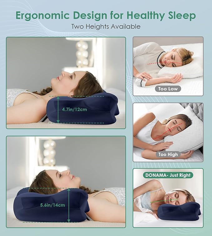 Memory Foam Cooling Bed Pillow