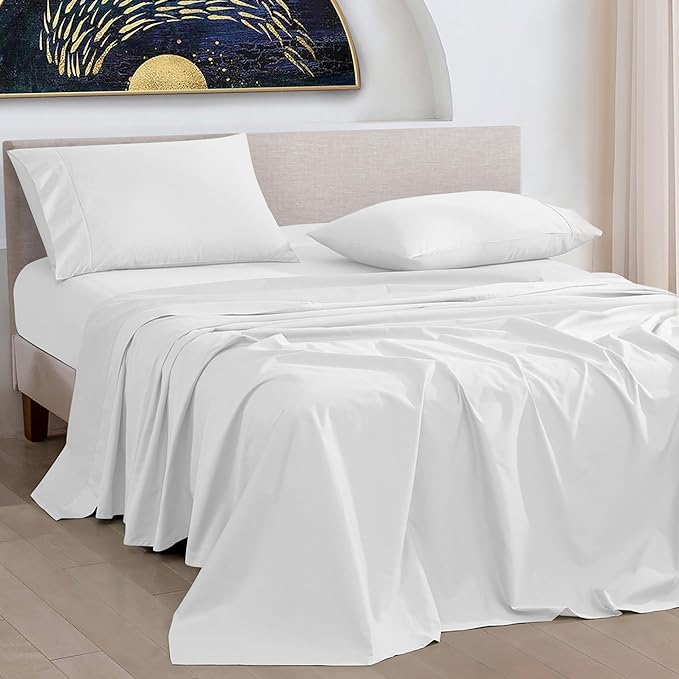 Bed Sheet Set - Queen - 16 in Deep Pocket - 4 Piece