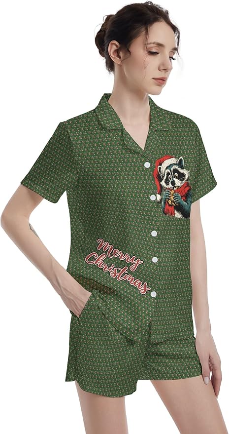 Women's Pajama Set - Short Sleeve - 2 Piece