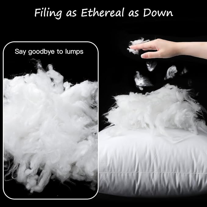 100% Cotton Pillow Insert - 2 Piece