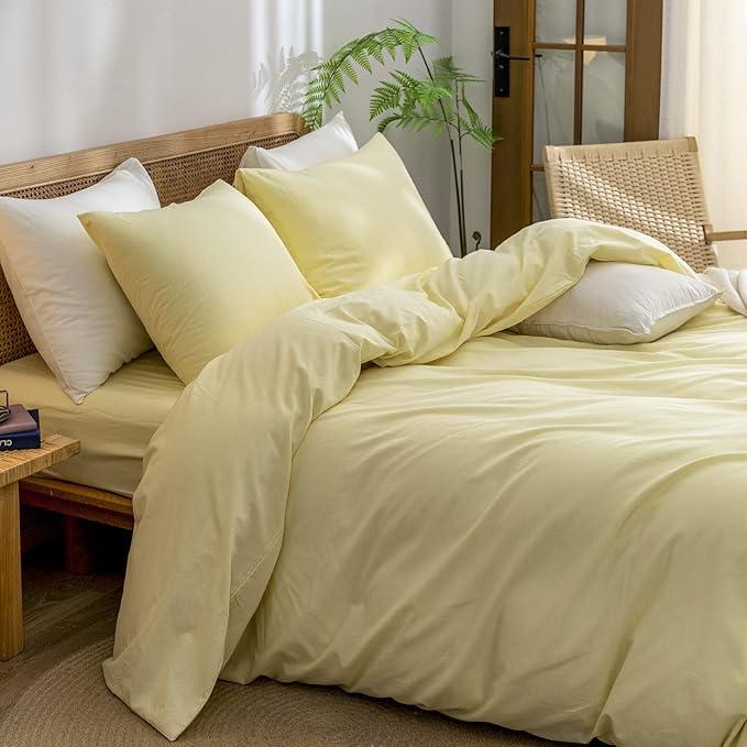 Linen Duvet Cover Set - Full - 3 Piece