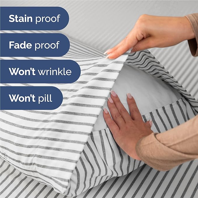 Cooling Bed Sheet Set - Full - 16 in Deep Pocket - 6 Piece
