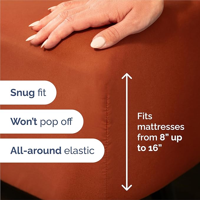 Cooling Bed Sheet Set - King - 4 Piece
