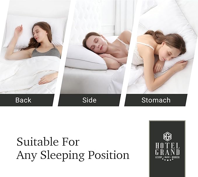 100% Cotton Bed Pillow - King - 2 Piece