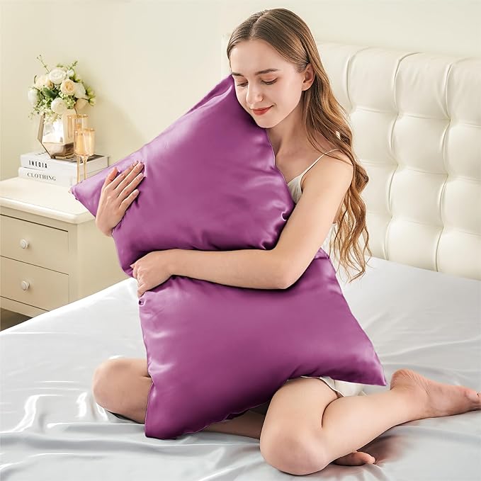 Mulberry Silk Cooling Pillowcase - Queen - 20 x 30 in