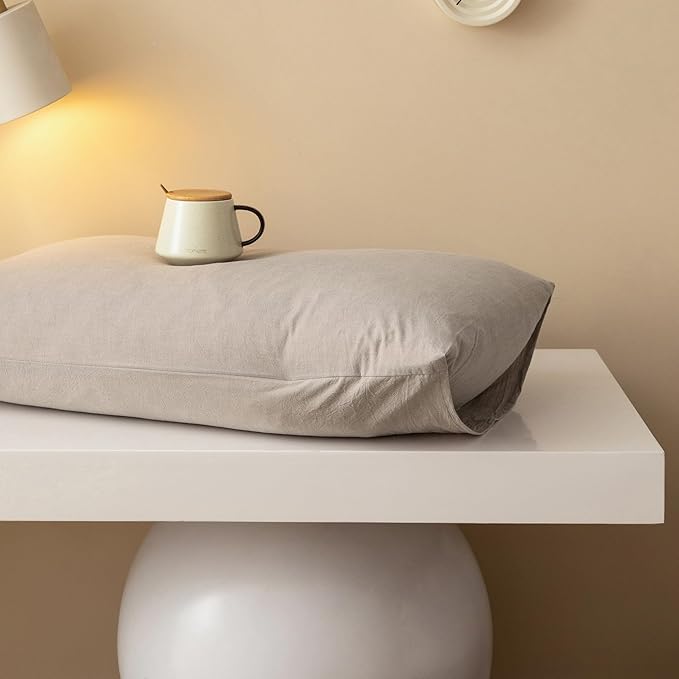 Linen Duvet Cover Set - Twin - 68 x 90 in - 2 Piece
