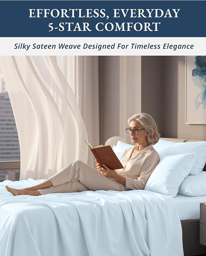 Linen Bed Sheet Set - Queen