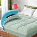 Memory Foam Cooling Mattress Topper - Twin XL - 21 in Deep Pocket