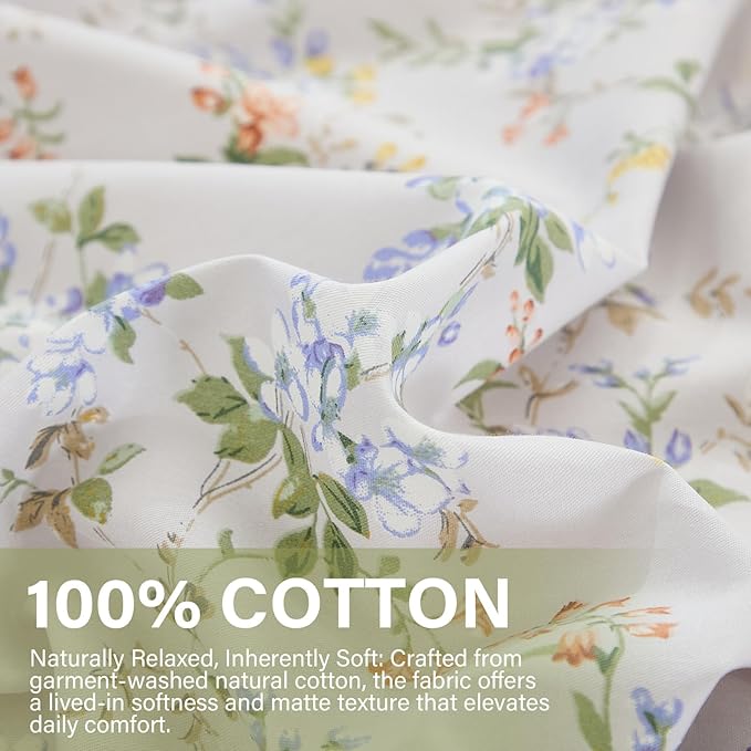 100% Cotton Duvet Cover Set - Queen - 3 Piece