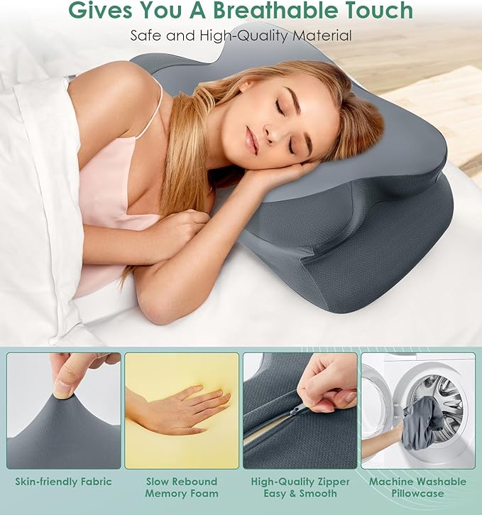 Memory Foam Cooling Bed Pillow