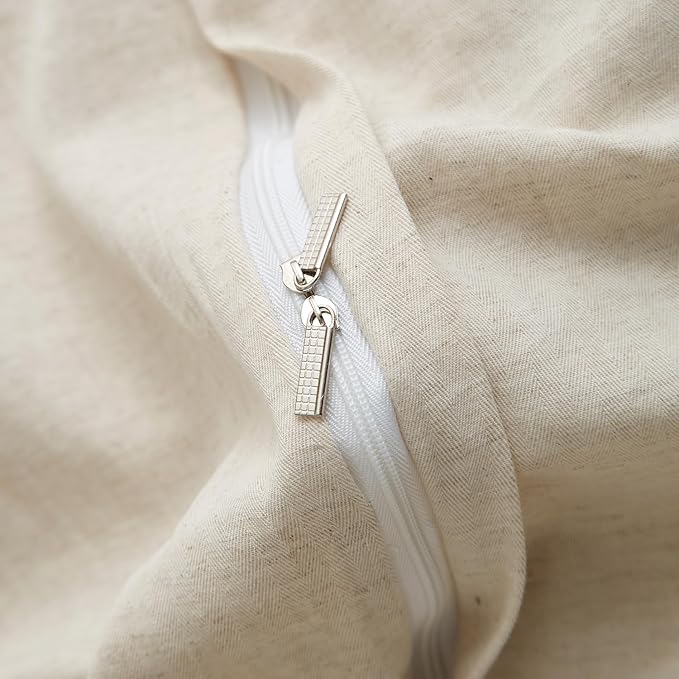 Linen Duvet Cover Set - Queen - 3 Piece