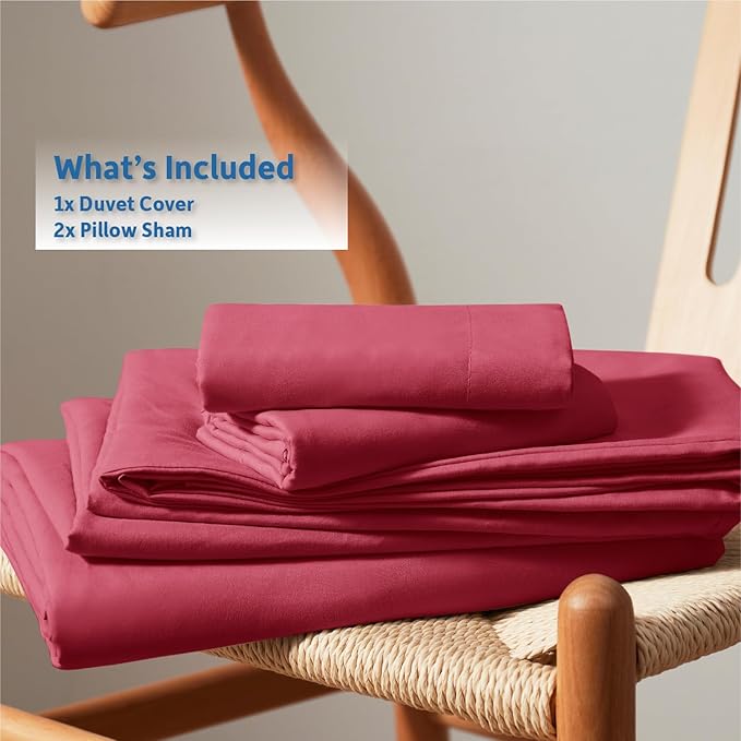 Duvet Cover Set - Full - 80 x 90 in - 3 Piece