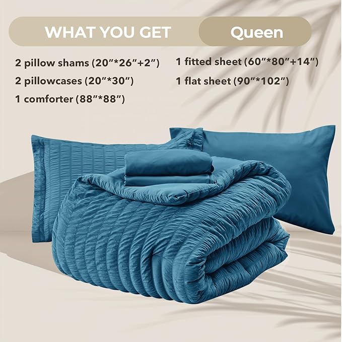 Comforter Set - Queen - 7 Piece