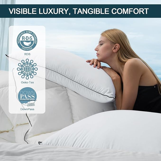 Bed Pillow - Standard - 2 Pack