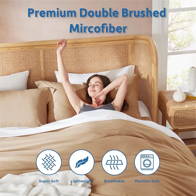 Down Alternative Duvet Cover Set - Full - 4 Piece