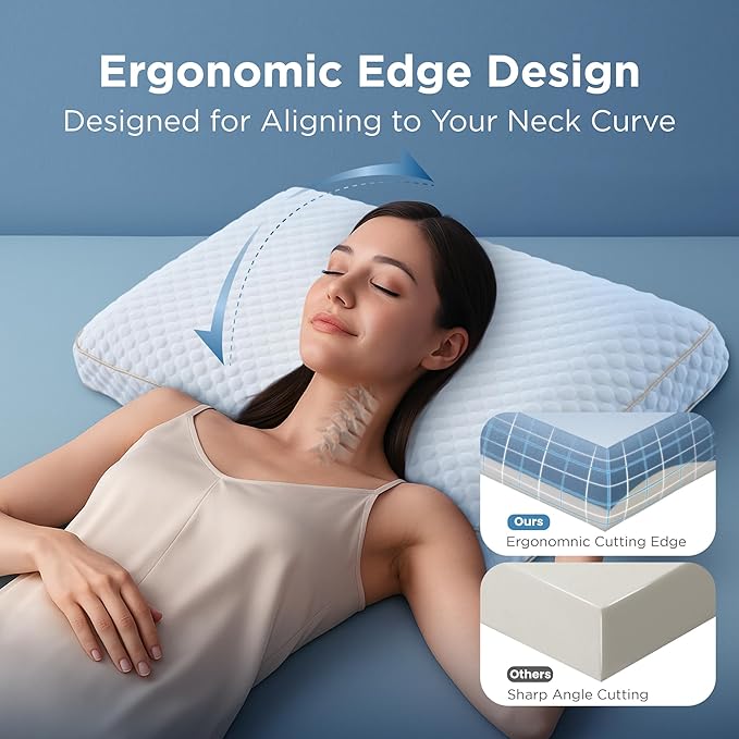 Memory Foam Bed Pillow - Standard