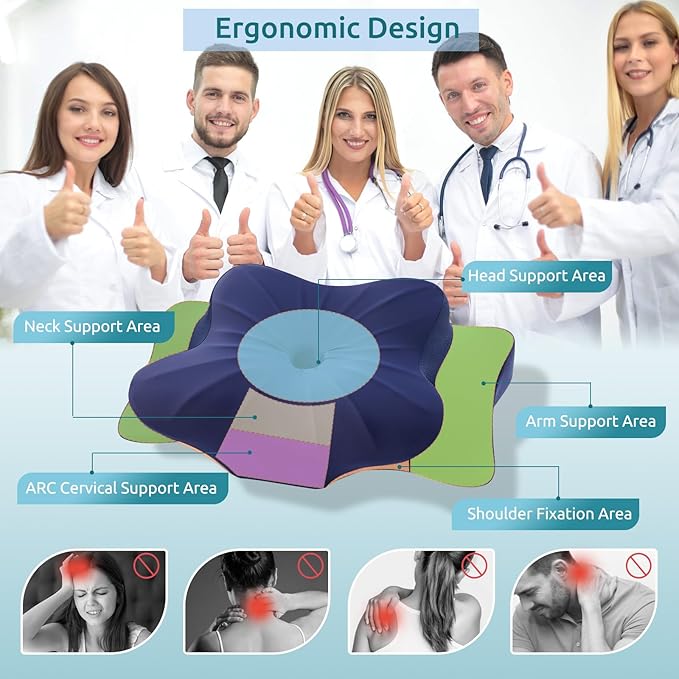 Memory Foam Bed Pillow - King