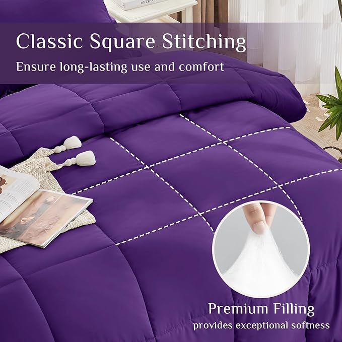 Down Alternative Comforter Set - California King - 7 Piece