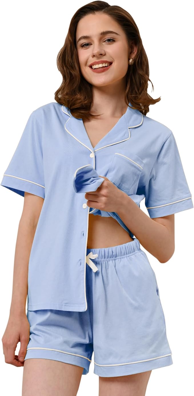 Women's 100% Cotton Pajama Set - 2 Piece