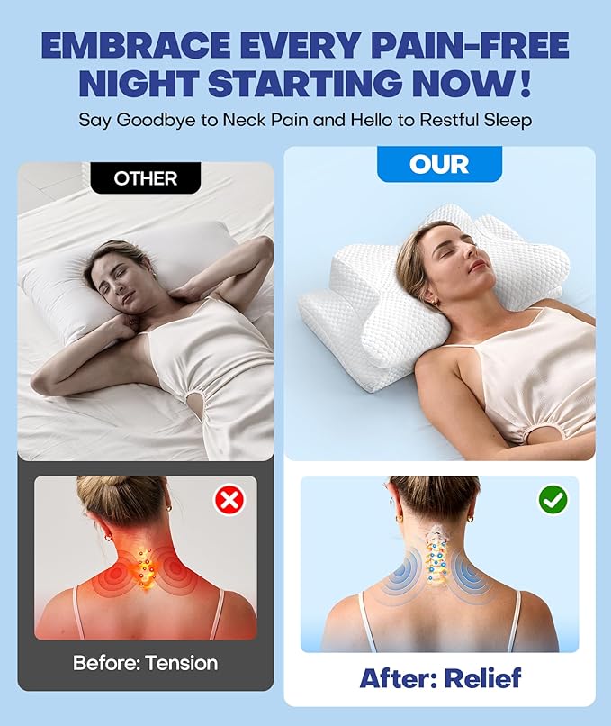 Memory Foam Cooling Bed Pillow