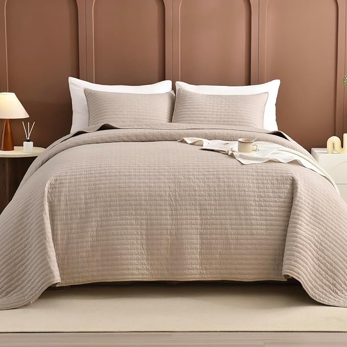 Linen Bedding Set - California King - 3 Piece