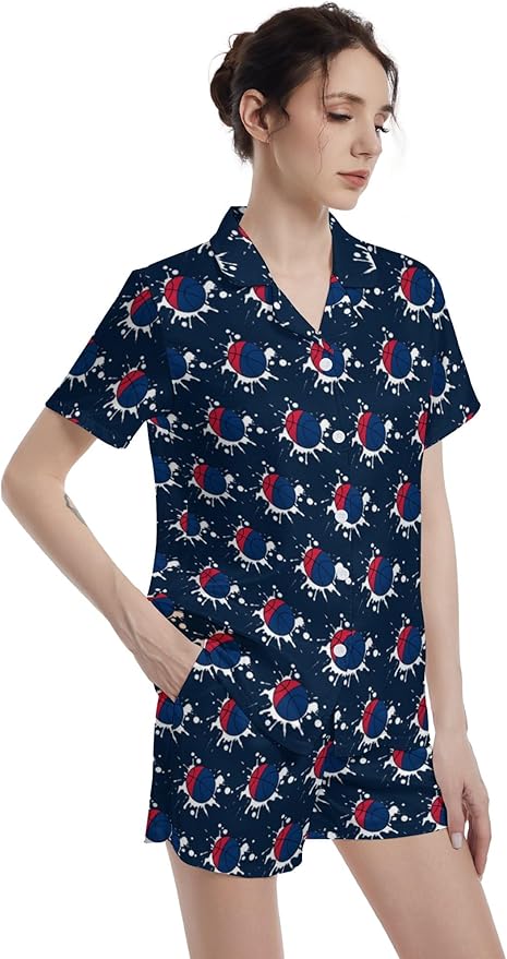 Women's Pajama Set - Short Sleeve - 2 Piece