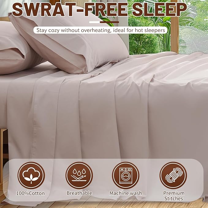 Bed Sheet Set - Queen - 4 Piece