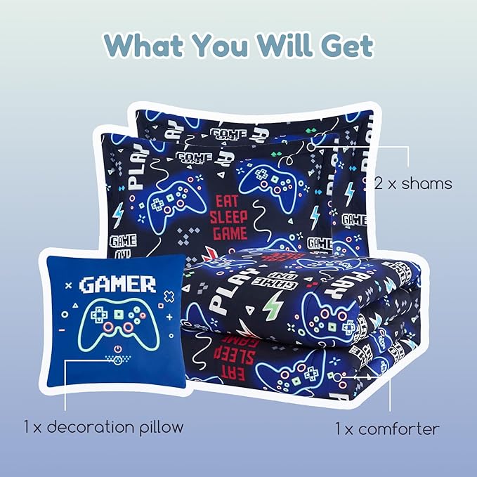 Comforter Set - Full - 4 Piece