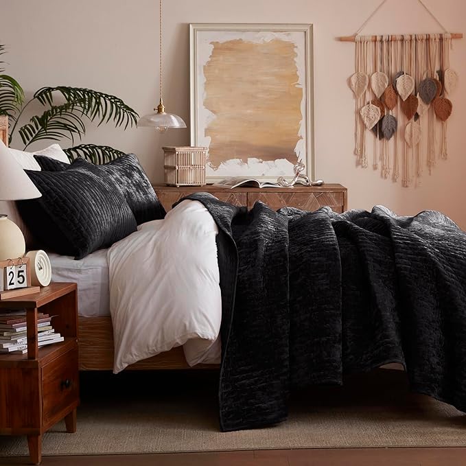 Velvet Quilt Set - California King