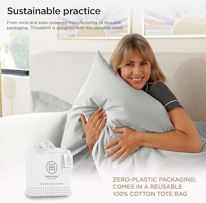 100% Cotton Bed Sheet Set - King - 4 Piece