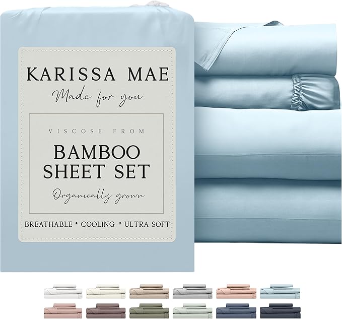 Bamboo Cooling Bed Sheet Set - King