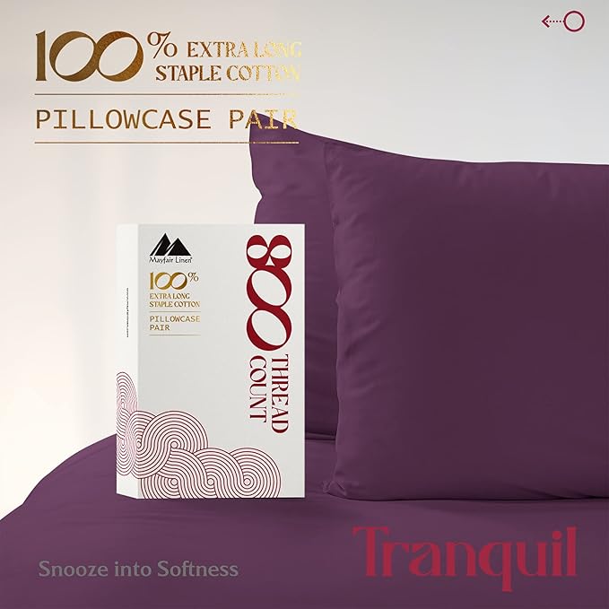 Linen Cooling Pillowcase Set - King - 2 Piece