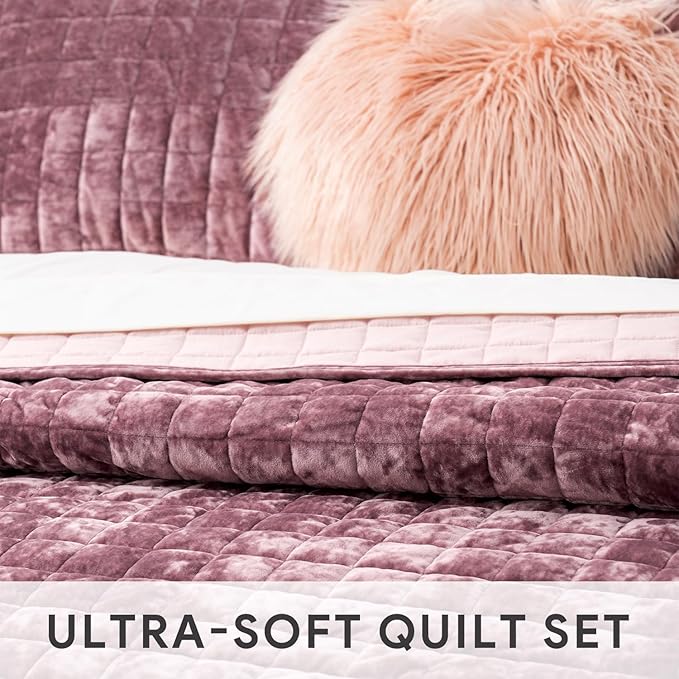 Velvet Quilt Set - King