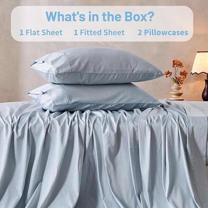 Bed Sheet Set - California King - 16 in Deep Pocket - 4 Piece