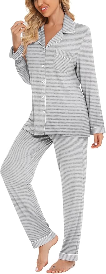 Women's Pants Pajama Set - Long Sleeve - 2 Piece