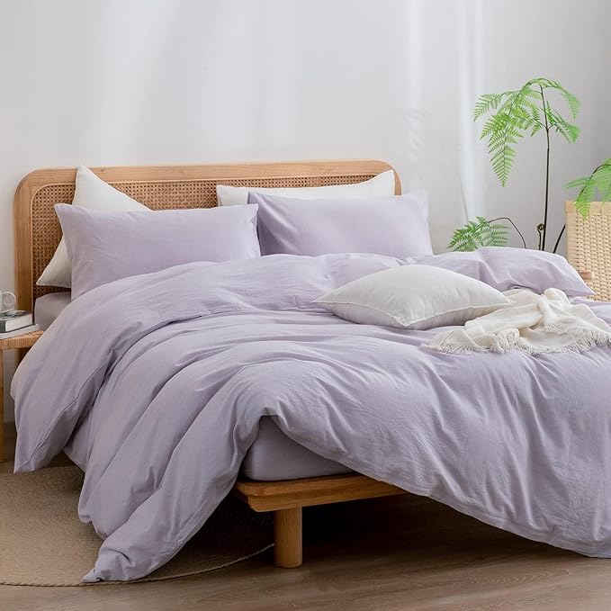 Linen Duvet Cover Set - King - 3 Piece