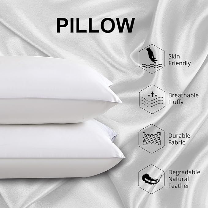 Down Alternative Bed Pillow - King - 20 x 28 in