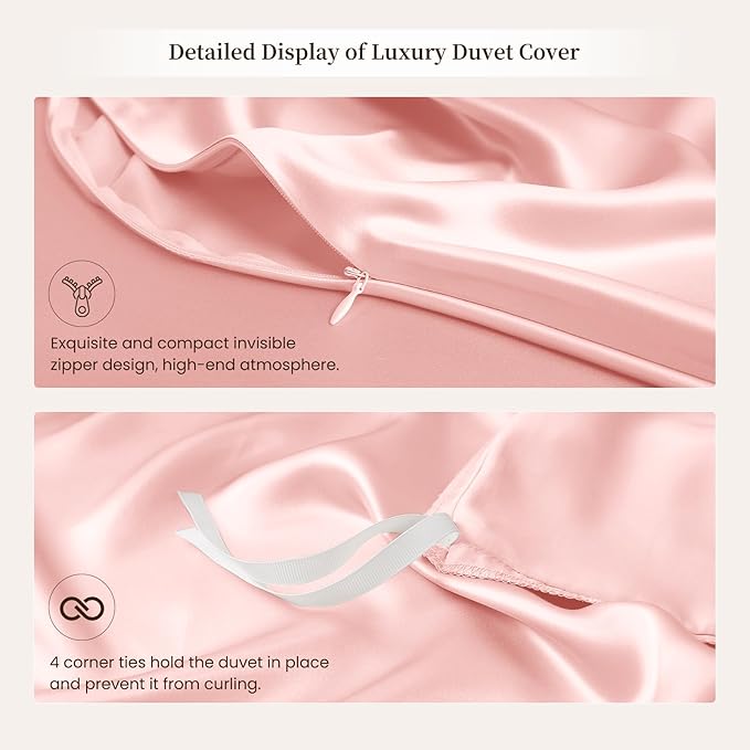 Mulberry Silk Cooling Duvet Cover - Full