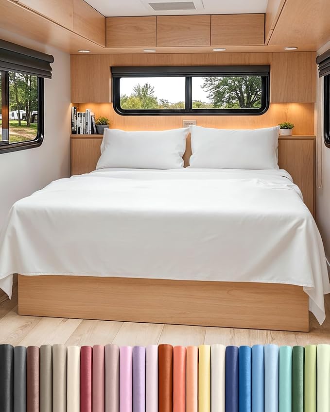 Cooling Bed Sheet Set - Queen - 4 Piece