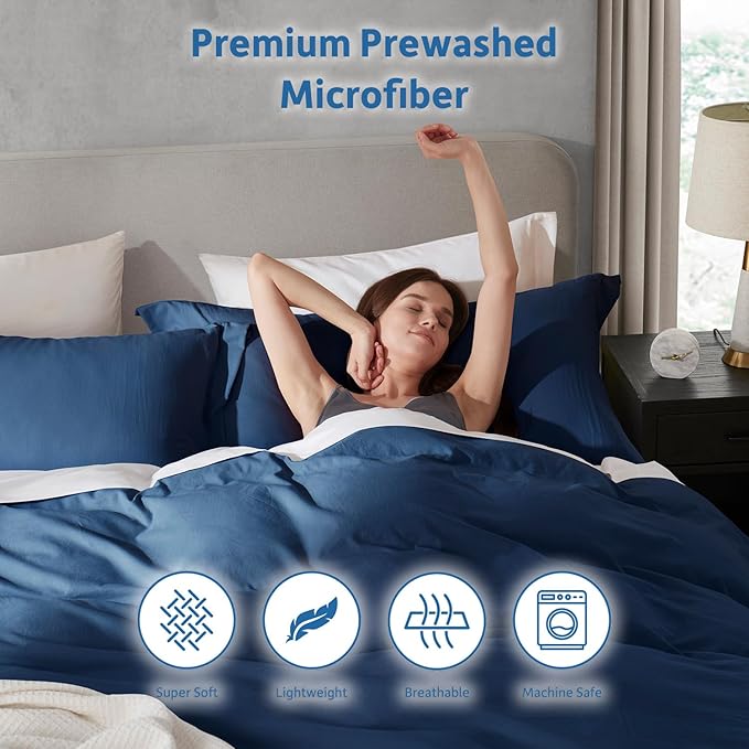Duvet Cover Set - King - 104 x 90 in - 3 Piece