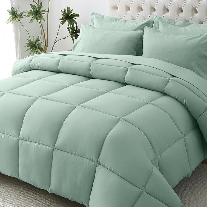 Down Alternative Comforter Set - Full - 7 Piece
