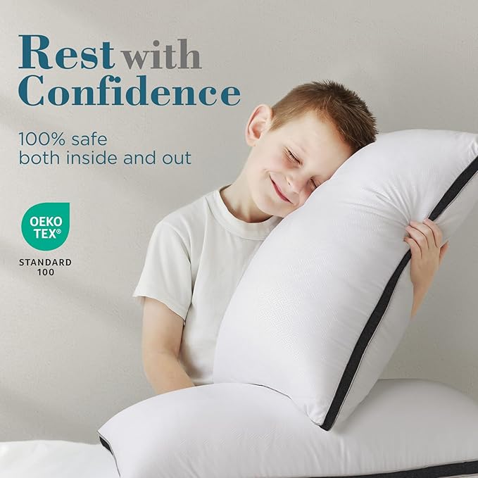 Down Alternative Cooling Bed Pillow - Queen - 2 Piece