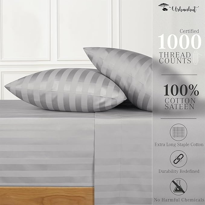 Bed Sheet Set - King - 16 in Deep Pocket - 4 Piece