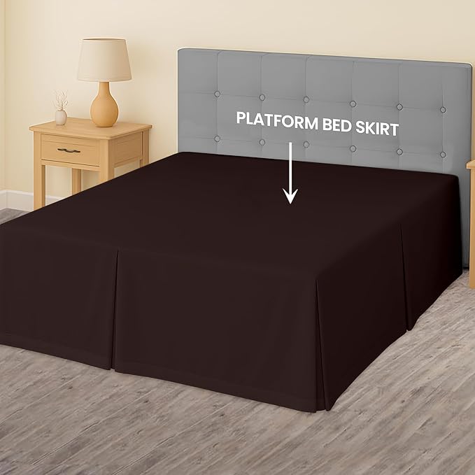 Microfiber Bed Skirt - Twin - 15 in Drop