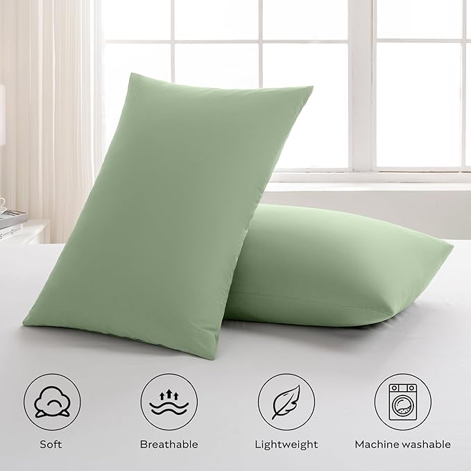 Pillowcase Set - King - 20 x 36 in - 2 Piece