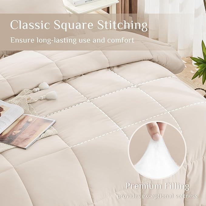 Down Alternative Comforter Set - Queen - 7 Piece