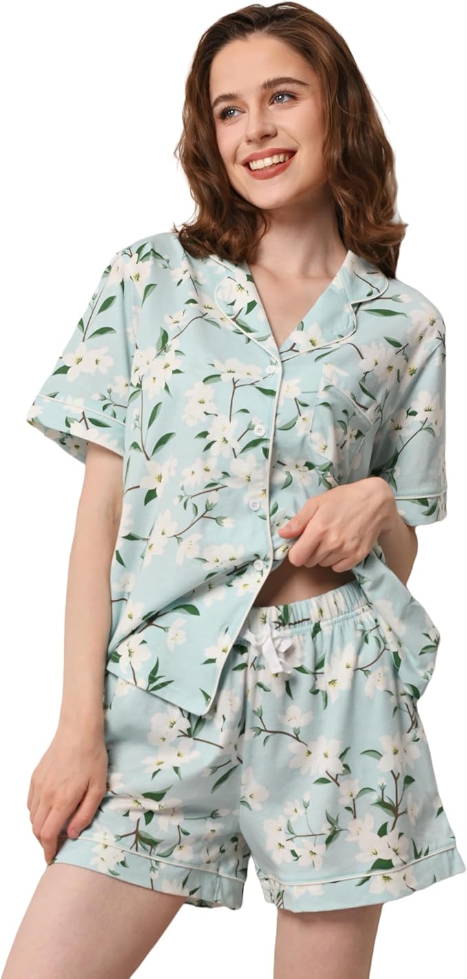 Women's 100% Cotton Pajama Set - 2 Piece